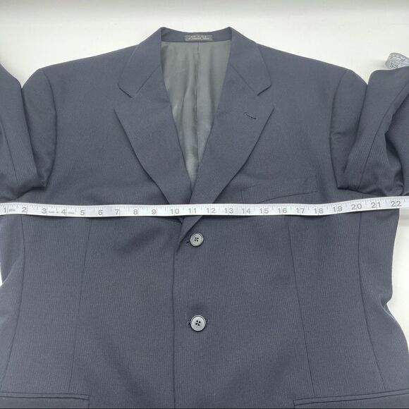 KAA by Krizia x Dillard's Navy Suit Jacket Sz 42R - Picture 11 of 14